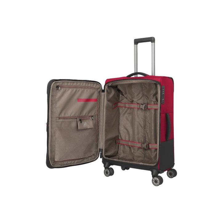Travelite CROSSLITE 5.0 4w Trolley L erw. rot